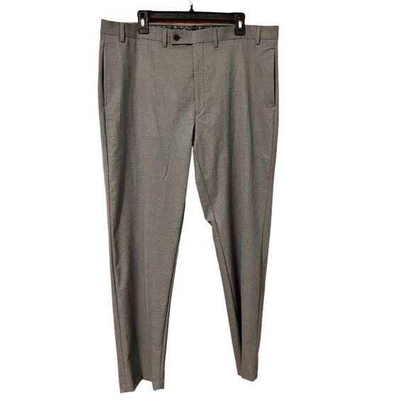 Lauren Ralph Lauren Mens Gray Polyester Blend Dress Pants Career 40 x 32 - Picture 1 of 6